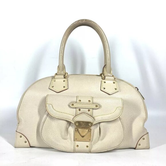 Auth LOUIS VUITTON M91891 Suhali Spaerb Shoulder Bag Hand Bag Suhari leather Whi - Picture 1 of 16